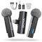 BOYA BOYALINK 2 A2 Microfono per iPhone Android Fotocamera, 48kHz 24Bit, 300m, Microfono Lavalier Wireless, Cancellazione Rumore, Mini Microfon, Microfono Clip, USB-C/Lightning/3,5mm TRS Plug, Vlog