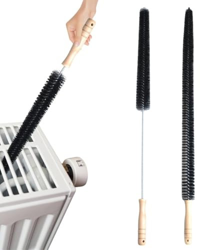 GXGM 2 Pièces BrosseRadiateur, Nettoyage Brosse Pour Réfrigérateurs, Machines À Laver, (75Cm)