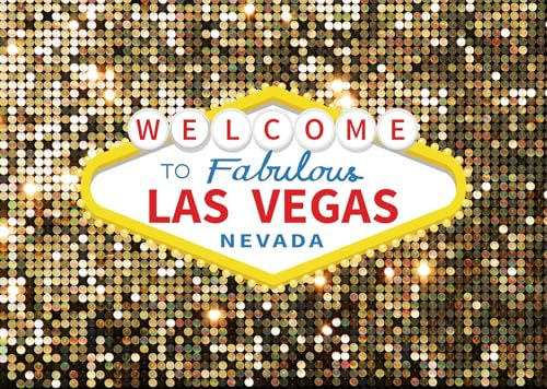 CORFOTO 2.1x1.5m Willkommen in Las Vegas Kulisse Gold Luxus Casino Nacht Poker Party Film Themen Fotografie Hintergrund Casino Party Banner Dekorationen Zubehör Fotoautomat