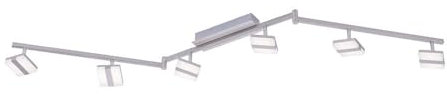 Just Light Deckenlampe Deckenleuchte Spotleuchte Wohnzimmerlampe Fernbedienung Dimmer LED