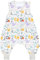 TupTam Gigoteuse à Pied – Turbulette Bébé Été Légère 0.5 TOG, Coton OEKO-TEX, Animaux de safari multicolores, 68-74