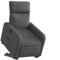 ULUYYUC Küchenstühle Schreibtischstuhl Bürostuhl Reading Chair - Relaxsessel mit Aufstehhilfe Dunkelgrau Stoff für Esszimmer Büro Schlafzimmer Outdoor