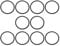 10Pcs 7.5 EVA Speaker Edge Surround Rings Speaker Seal Gasket Shockproof Noise Reduction Antislip Speaker Sealing Ring for Subwoofer