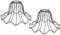 2x Vintage Lampenschirm Ersatzschirm E27 Klein Metall Käfig Lampenschirme DIY Lampe Schatten Pendelleuchtenschirm für Hängelampe Tischlampe Stehlampe Deckenleuchte Spiegelleuchten Hängend Korb Laterne