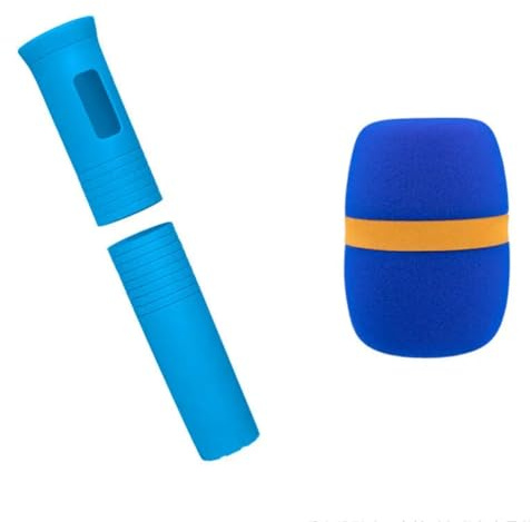 Jkjlorey Elastic Wireless Microphone Protective Case Color Handle Cover Anti-Fall Protector For Ktv Stage Accessories B