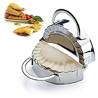 Moule à ravioli en acier inoxydable - Moule à boulette - Gadgets de cuisine (8,9 cm)