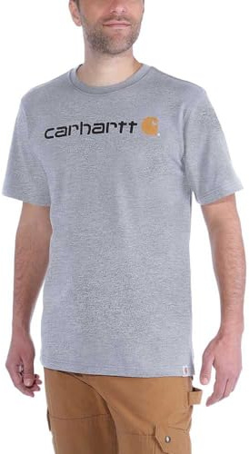 Carhartt Relaxed Fit Heavyweight Short-Sleeve Logo Graphic T-Shirt
