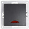 McPower Schalter Flair mit Orientierungsleuchte | 250V~/10A | UP-Montage | Anthrazit | Zeitgemäßes Design | IP20 | Ideal für viele Einrichtungsstile