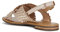 Geox Femme D Sozy S A Sandales, Lt Gold, 39 EU