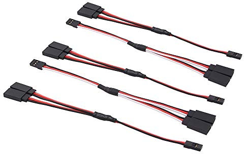 OliRC 5pcs 150mm Servo Y Kabel Verlängerungs Kabel 22awg 60 cores für RC Car Helicopter Servo Empfänger Kabel (C141-5)