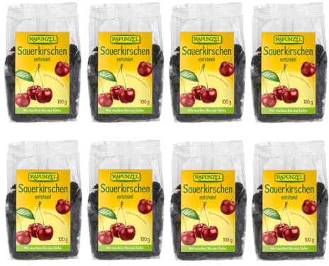 Rapunzel - Sauerkirschen ohne Stein - 100 g - 8er Pack