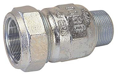 GEBO TG-Klemmverbinder, DN 40 - AG 1 1/2 Zoll x Ø 48,3 mm - für Stahlrohr