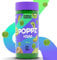 BubbleMania Popping Boba Kiwi Bubble Tea Pearls 450g, Fruity Boba Balls for Shakes, Smoothies & Cocktails, Fruit Juice Filled, Vegan Friendly, Health Conscious Popping Pearls