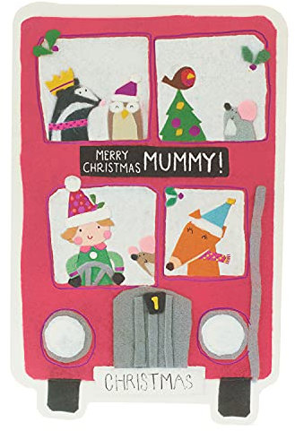 UK Greetings Weihnachtskarte für Mama – Mama – niedliche Weihnachtskarte für Mama – Special Mummy Weihnachtskarte