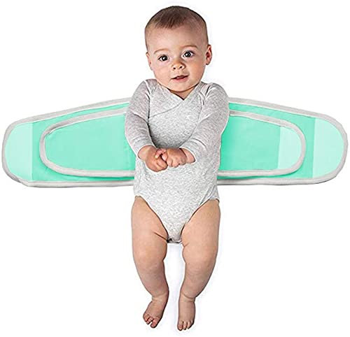 iNszkoos Baby Swaddle Pucksack Neugeborenes Pucktücher Decke Swaddle Tücher Schlafsack Verstellbar Baumwolle Säuglinge Wickeldecke Erhältlich in Allen Jahreszeiten, für Jungen und Mädchen Grün