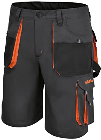 Beta 7861G Bermuda de Travail léger, Design et Ajustement, Short de Travail Multipoches avec Fermeture en métal Zip et Poches de différentes Tailles Multi-usages avec Fermeture à déchirure