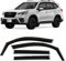 CLIM ART Windabweiser für/kompatible mit Subaru Forester 2018-2024 SUV SK V - Integrierte Regenabweiser - Autofenster Sonnen-&Regenschutz - Windabweiser Autofenster - Einfache Montage - Garantie 4 Set