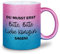 glitzertassen.de® | Du musst erst bitte bitte liebe Königin sagen | Tasse mit Glitzer | Geschenkidee | Prinzessin | Roséblau