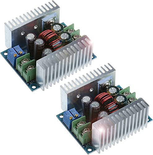 iHaospace 2 Stücke 300W 20A DC-DC Wandlermodul Step Down Voltage Module Konstantstrom Einstellbarer Buck Converter
