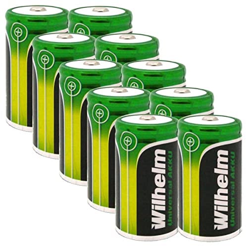 Wilhelm Baby C Akkus Universal NiMH 4500 mAh 1,2V HR14 MN1400 – 10 Stück