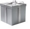 RUSPEPA Mittlere Geschenkbox Zum Geburtstag Mit Deckel, Schleife Und Seidenpapier, Faltbare Geschenkbox – 1 Stück, 23 X 23 X 23 cm, Grau