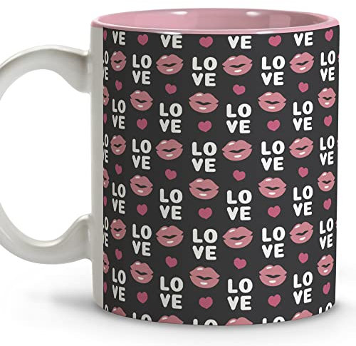Taza de San Valentín para Parejas. Regalo Hombre Original. Regalos Mujer. Cosas Románticas. Regalos Originales Para Mujer Joven. Que Regalar A Tu Pareja. Regalos Parejas. Prenda Dia Dos Namorados.