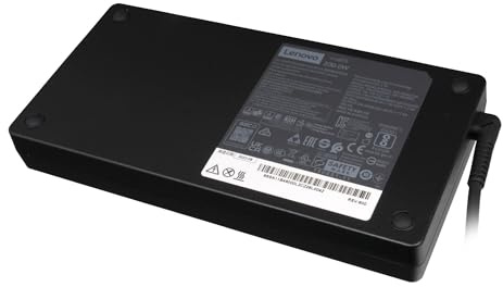 Lenovo 00HM627 Original Chargeur 230 Watts Mince pour ThinkStation P350 Tiny Workstation (30EF), Legion 5-15IAH7 (82RC), IdeaPad Gaming 3 16IAH7 (82SA)
