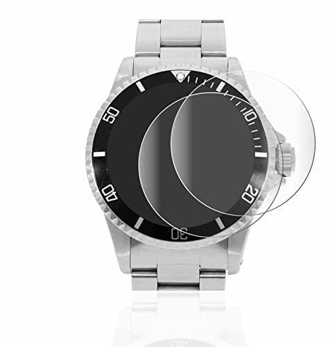 BROTECT 2 Stück Full-Cover Schutzfolie für Rolex Submariner (no date) Full-Screen Displayschutz-Folie [3D Curved, Anti-Fingerprint, Kristall-Klar]