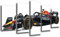 Cuadros Camara Red Bull RB19 2023, Verstapen, Perez, 165 x 62 cm, modernes Fotobild, Ref. 27437