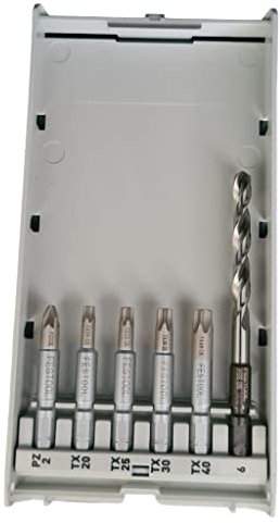 Festool Bitkassette Bit Set Kassette 6teilig TX PZ Bohrer HSS6 Schrauber