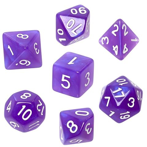 Knochen Set REBEL RPG - Mondsteine - Amethyst