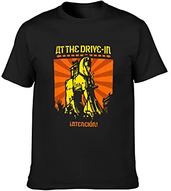 at The Drive-In Album Men's T-Shirt Black Unisex Tees XL