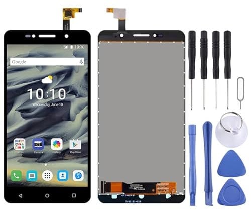 LCD-Bildschirm und Digitalisierer Vollmontage für Alcatel One Touch Pixi 4 (6) 3G OT-8050D OT8050 8050D 8050 (schwarz)