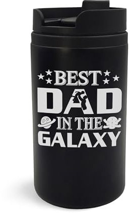 Mug isotherme avec inscription « Best Dad in The Galaxy » pour la fête des pères