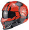 Modulare Helme, offenes Gesicht, Integral-Motorradhelm für Unisex-Erwachsene, Roller, Straßenrad, Cruiser, DOT-zugelassen A,XXL