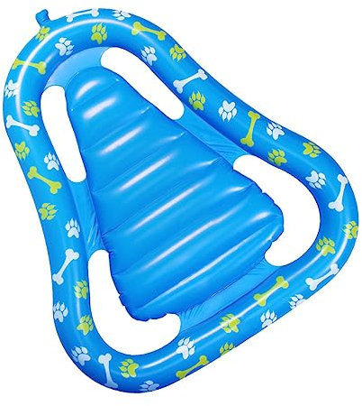 Toddmomy Polster aufblasbare Pool Spielzeug aufblasbares Pool Spielzeug Hunde Pool Wasser Luftmatratzen Schwimmmatte für Hunde verdicken schwimmende Unterlage Rolle Haustier Schwimmbett PVC