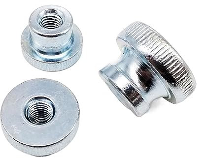 Handdrehschraube, 2/5 Stück, M3, M4, M5, M6, M8, M10, Kohlenstoffstahl, GB806, Schritteinstellung, Rändelmutter, Handfestziehen for Rändelmutter, 3D-Drucker, Vorhangfassade, Glas (Farbe: vernickelt_M4