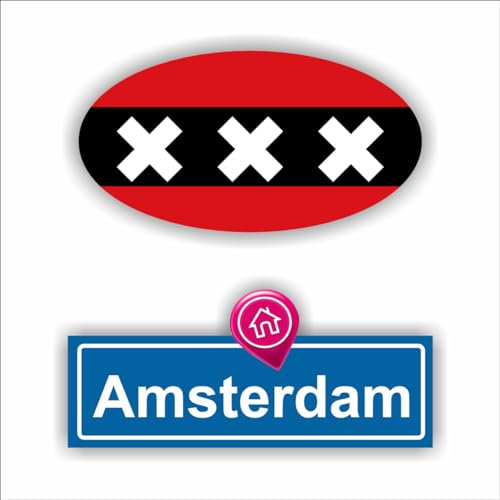 Amsterdam Auto Aufkleber