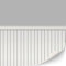 3 Blatt selbstklebende Ziegelmauer Wandverkleidung für Puppenhäuser Maßstab 1:12 (Holzvertäfelte Wand (grau))
