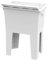 Bonussi Mobile Lavatoio 59x40x74 cm Monoblocco in Resina PP Bianco