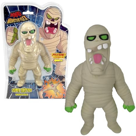 Bizak MonsterFlex Maxi Mumienfigur, 21 cm, Monster, super ausziehbar und elastisch, 3 zum Sammeln, für Erwachsene Fans Sammler und Kinder ab 4 Jahren (64390002-1)