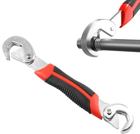 Universal Llaves Inglesas,Llaves Inglesas Multifunción,Llaves Inglesas Ajustable,Pinzas de Tubo Autoajustadas,Llave Universal Ajustable,Clip de Tuerca Multifuncional,Llaves de Boca 6-22mm Tokaneit