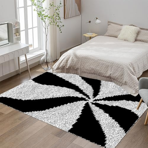 Tehocwiz 38x52 cm Kit de Alfombras con Gancho de Pestillo Grande, Alfombra de Hilo de Lona Preimpresa, Alfombra Latch Hook Kit Manualidades para Adultos y Principiantes Kit de Alfombra de Ganchillo