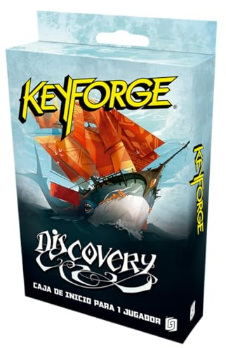 Ghost Galaxy KeyForge: Entdeckungen, Startbox für 1 Spieler, Kartenspiel, ab 10 Jahren, für 2 Spieler, 45 Minuten pro Spiel, Spanisch | Kartenspiel, ab 10 Jahren, für 2 Spieler, 45 Minuten pro Spiel, Spanisch