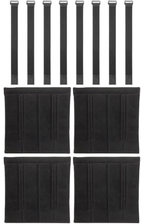 Xuzxinze 4 Pcs Bunk Bed Ladder Pad, with 8 Adjustable Hook & Loop Straps, Bunk Bed Cover, Loft Bed Step Pads