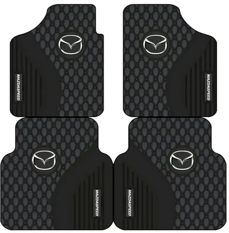 YIFANFENGSUN Auto Fußmatten Teppiche Allwetter für Mazda MX-5 MX5 RF ND NC NB NA 1989-2023, Fussmatten Wasserdicht rutschfeste Bodenmatte Innenraum Automatte Zubehör