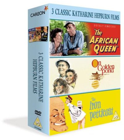 3 Classic Katharine Hepburn Films - The African Queen / On Golden Pond / Iron Petticoat [1951] [DVD]
