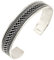 Treasure Bay Armreif aus massivem 925er-Sterlingsilber, offene Manschette, Einheitsgröße, Sterling-Silber, No_Stone