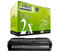 Mehrwegtoner 2X MWT Toner kompatibel für Ricoh Aficio SP C220n SP C240sf SP C220s SP C220 SP C240 SP C221sf SP C222 SP C221 wie 406094 TYPESPC220E Type SP C220E Black