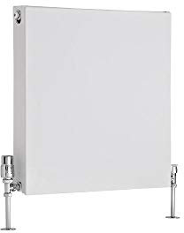 Milano Mono White Type 21 Horizontal Double Flat Panel Plus Convector Radiator - 600mm x 600mm